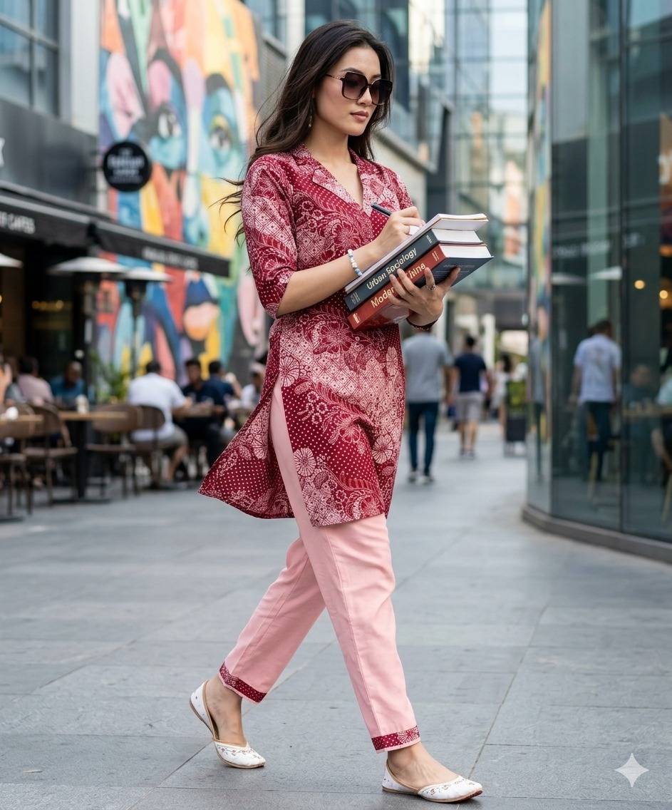COLLEGE By Fashid Designer Ethnic Wear Collection cotton Kurtis At Wholesale Price